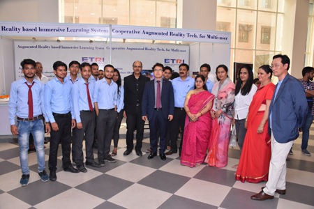 Attendees at GL Bajaj XR event